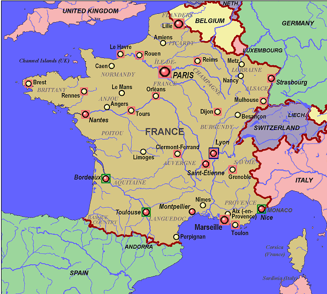 carte France